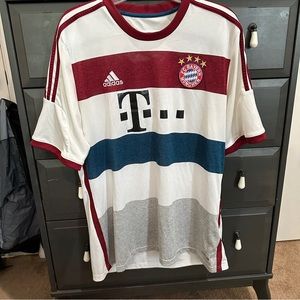 Adidas Bayern Munich jersey, white XL